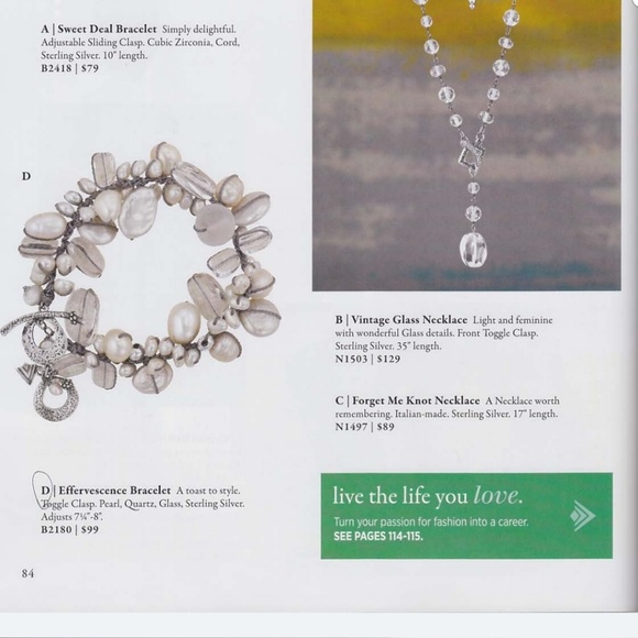 Silpada ~ Effervescence Pearl Bracelet - Picture 7 of 7